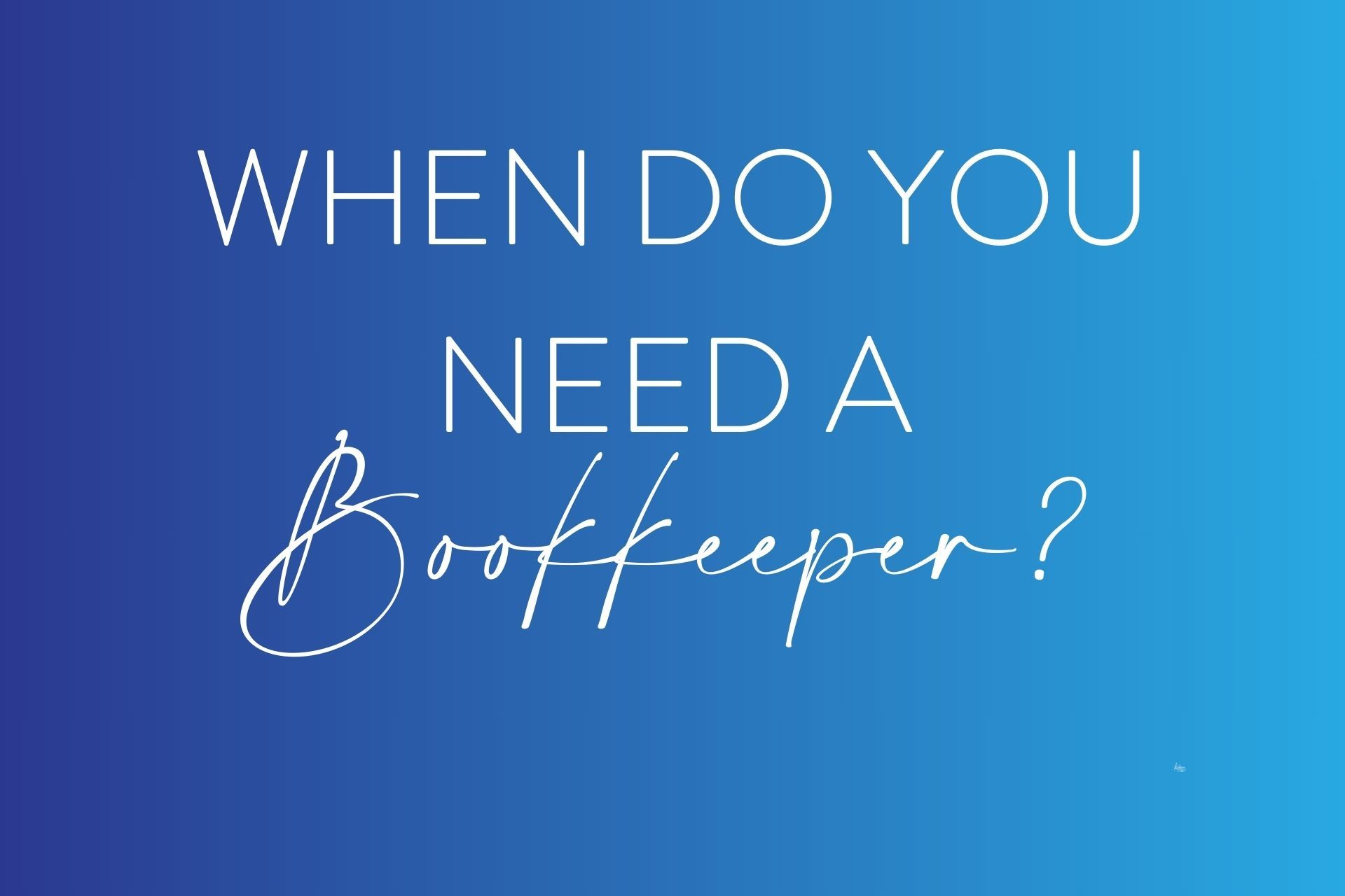 A blue background with the words `` when do you need a bootkeeper ? ''