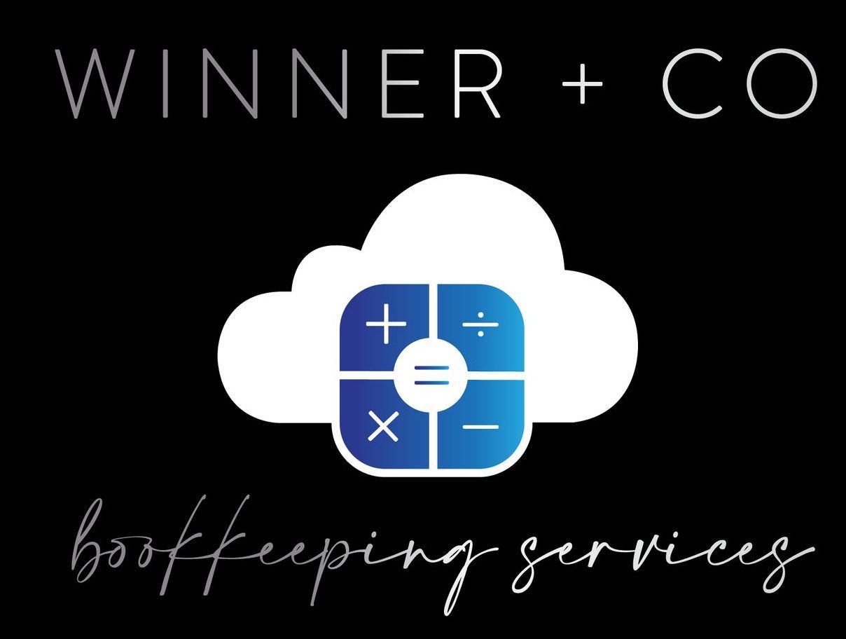 A logo for winner + co. booth keeping services