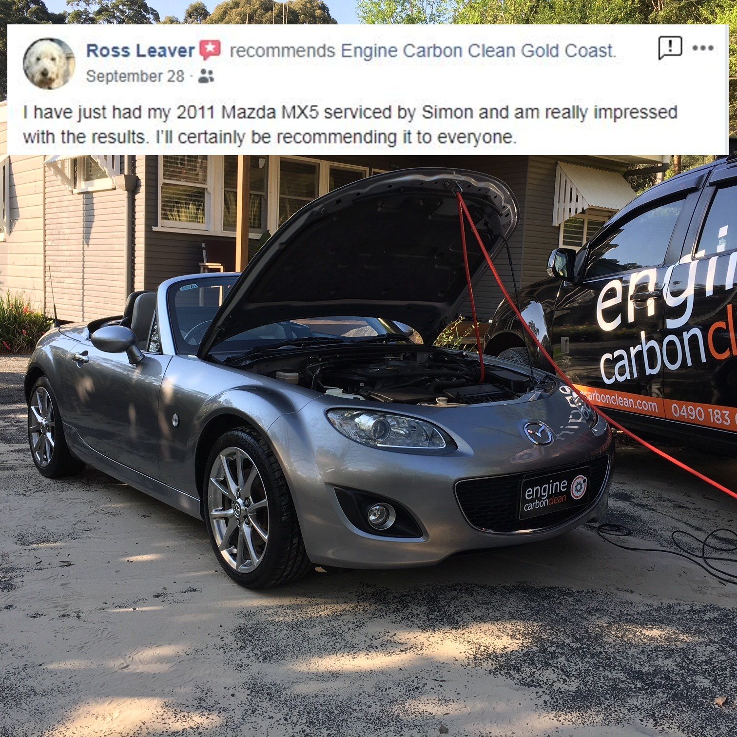 mazda engine carbon clean gold coast