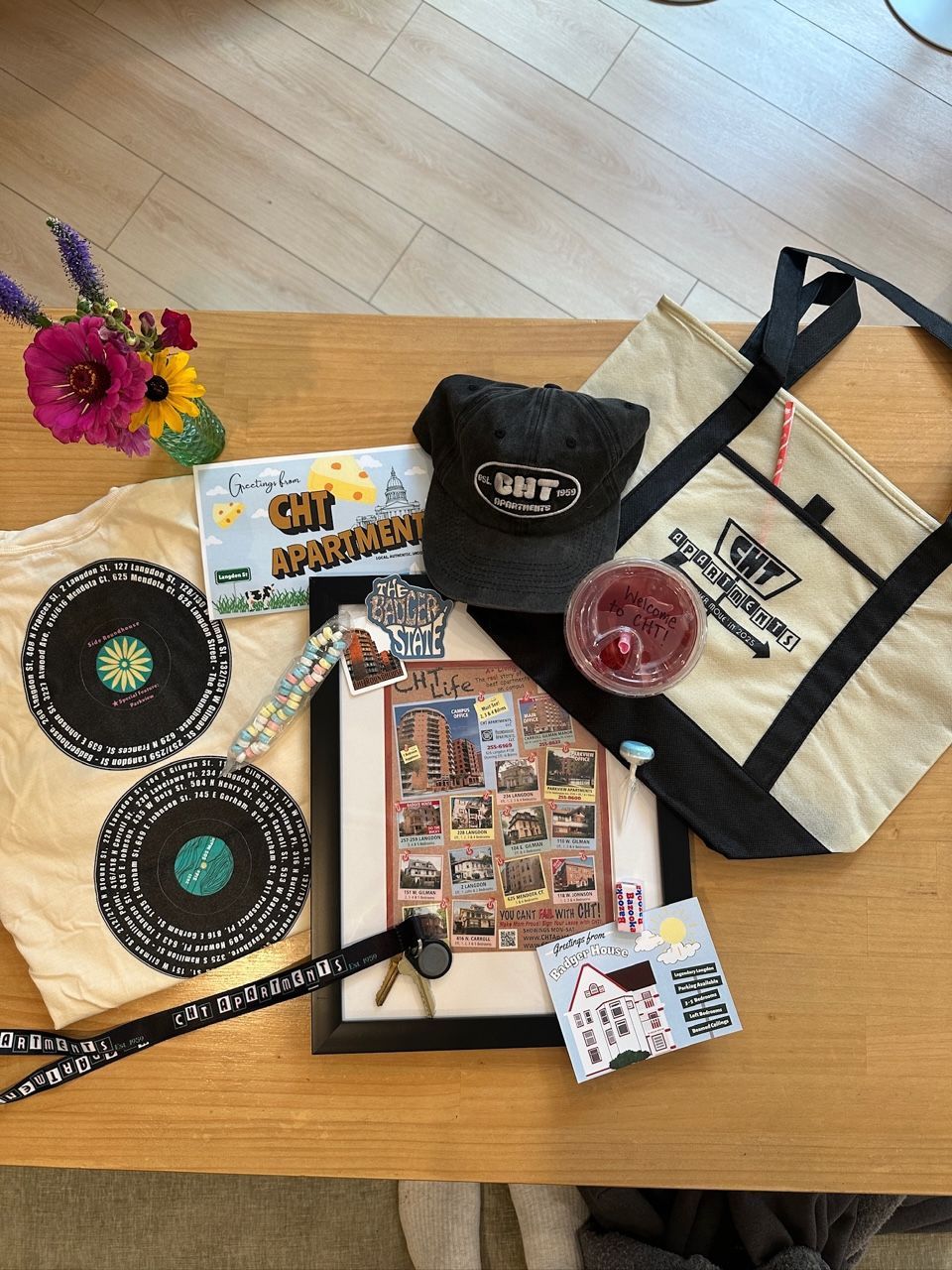 CHT apartment welcome materials