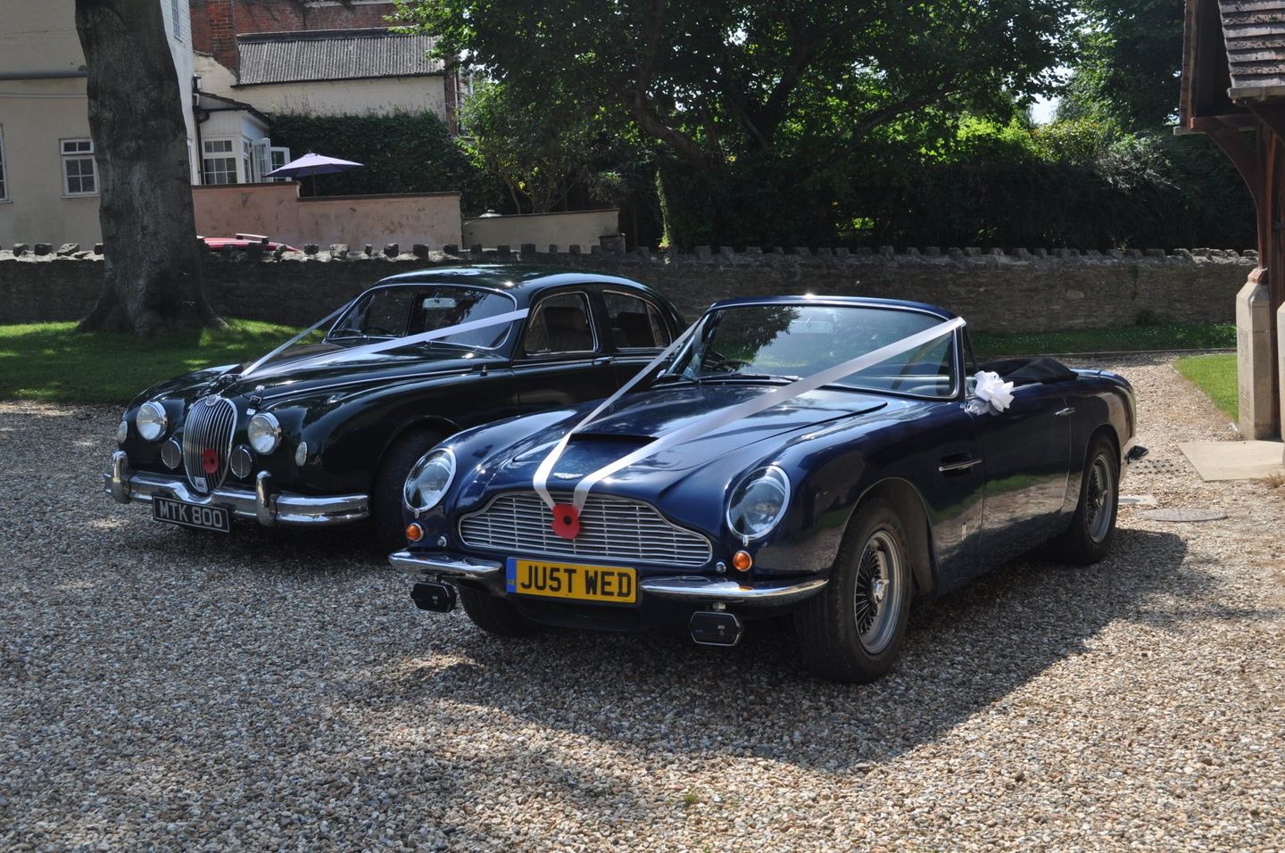 DB6 Volante, Jaguar Mk1, Wedding car hire