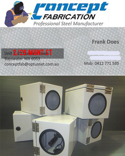 concept fabrication boxes