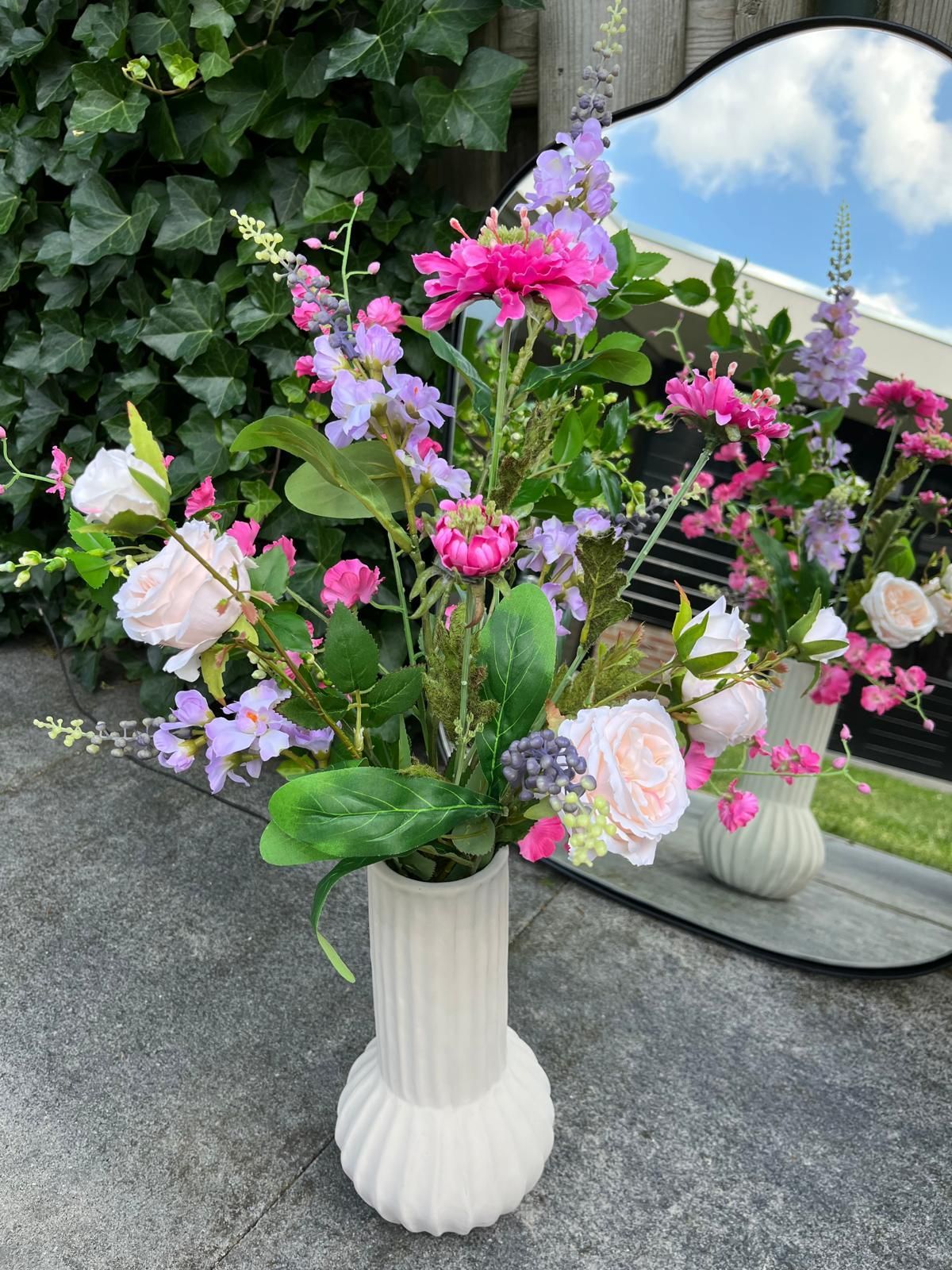 Boeket Sophie + vaas