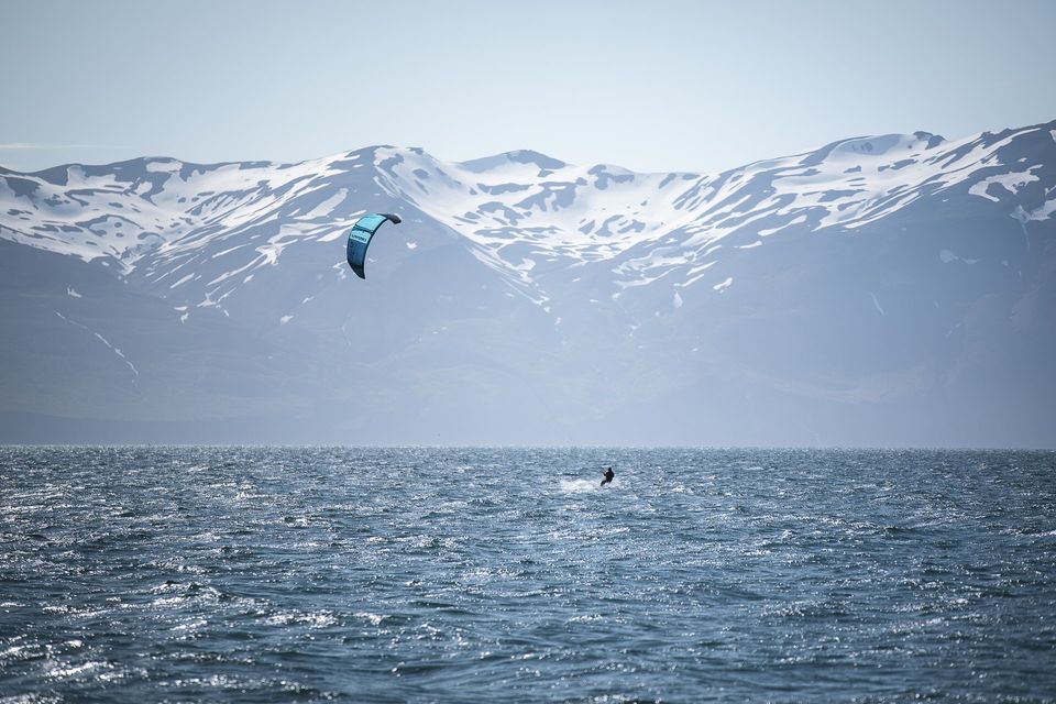 Skjálfandi bay kite surf