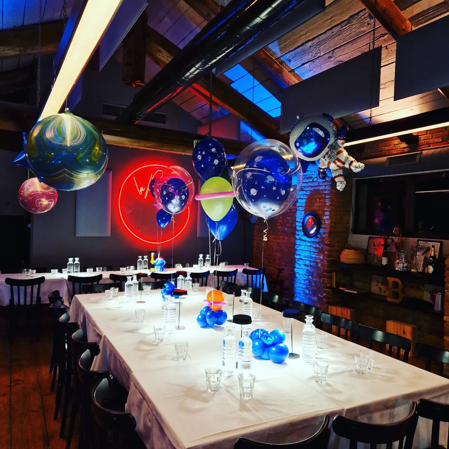 Moon balloon compleanno