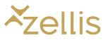 Zellis logo in gold on a white background