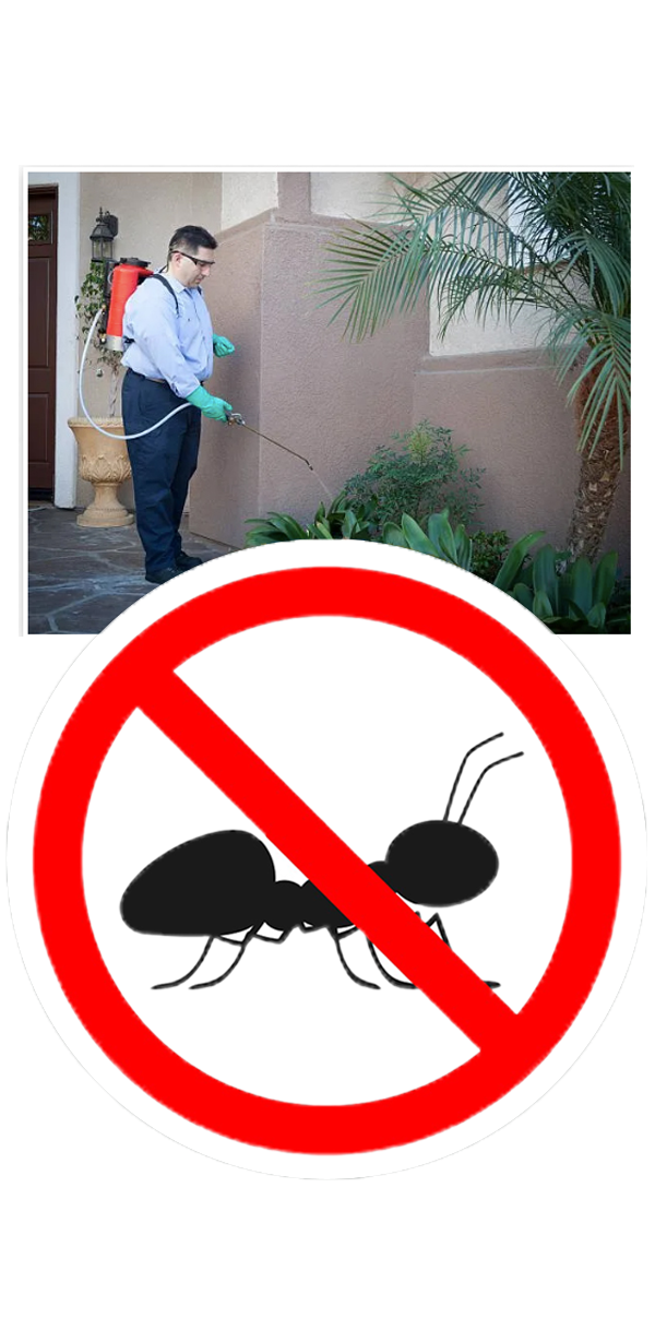 Pest Control Professionals (PCPs) with Ant Sign