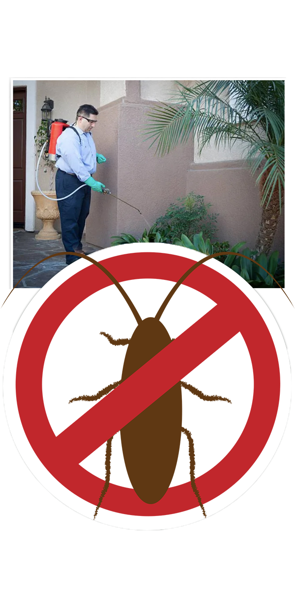 Pest Control Professionals (PCPs) with Cockroach Sign