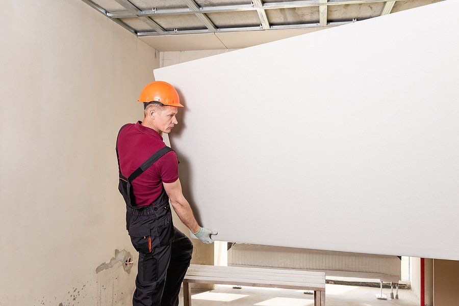 drywall board being used for install