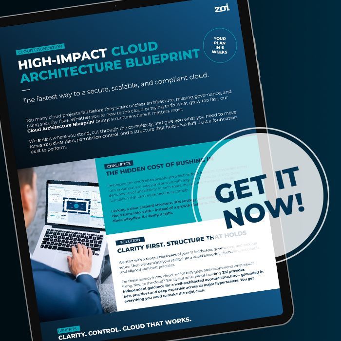 A packaged offering for Cloud Architecture Blueprint