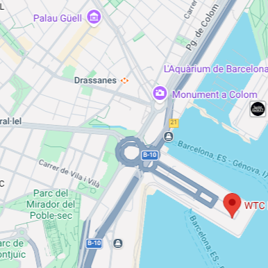 Map of WTC BCN