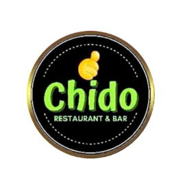 a chido restaurant and bar logo with a thumbs up