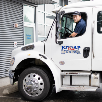 Man In Vehicle | Kitsap Chico Towing