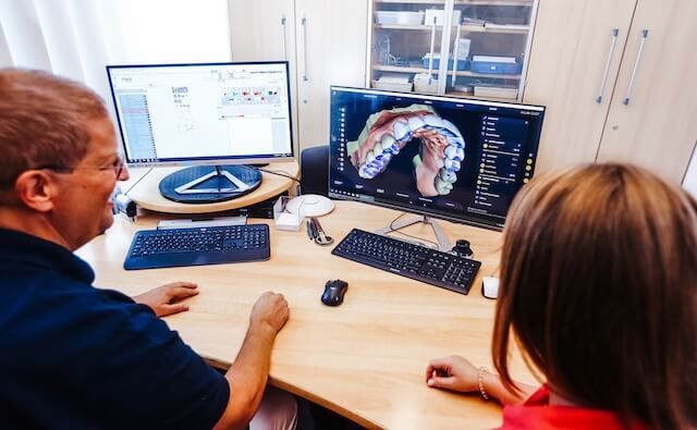 Digitale Aufnahme der Zähne statt Abformung