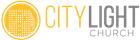The City Light Church logo features a yellow circle with a grid pattern next to the yellow word CITY and gray word LIGHT.