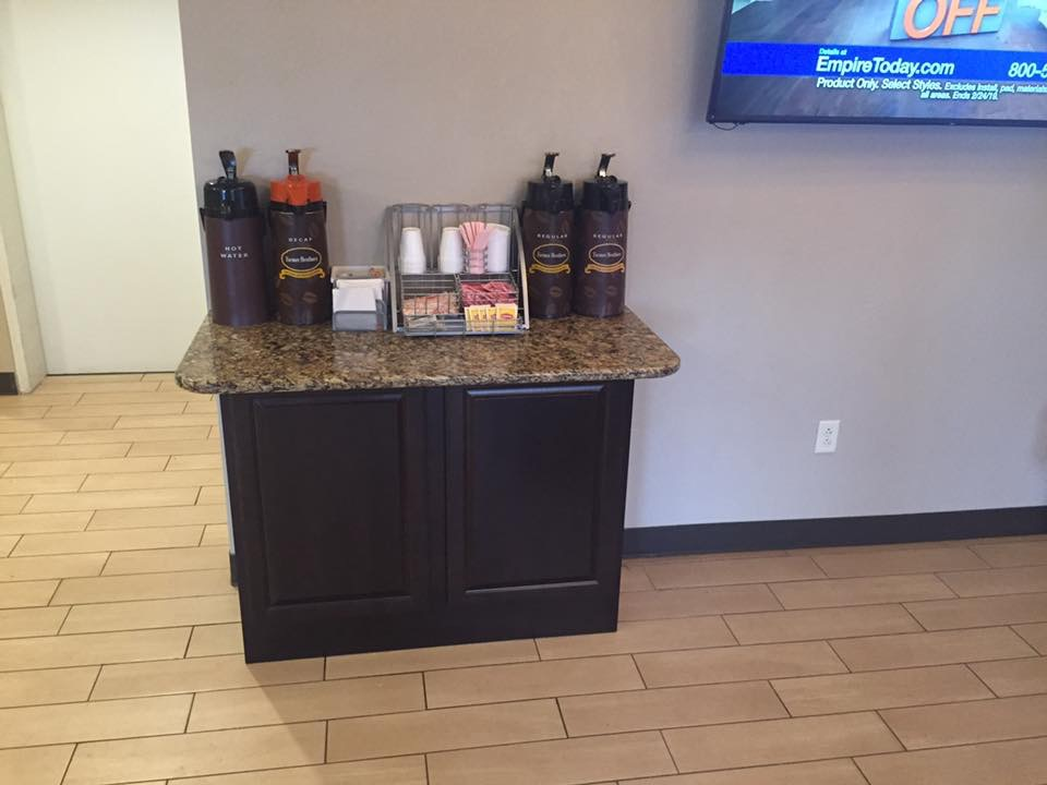 Granite countertop in a kitchen installed by Portsmouth Monument Co.