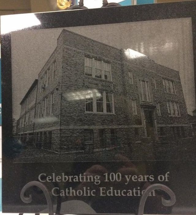 Custom laser etching on granite — Portsmouth Monument Co.