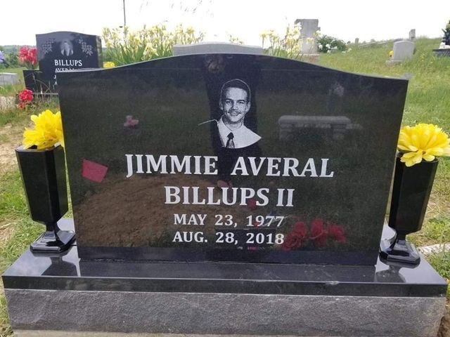 Laser-etched portrait on granite headstone — Portsmouth Monument Co.