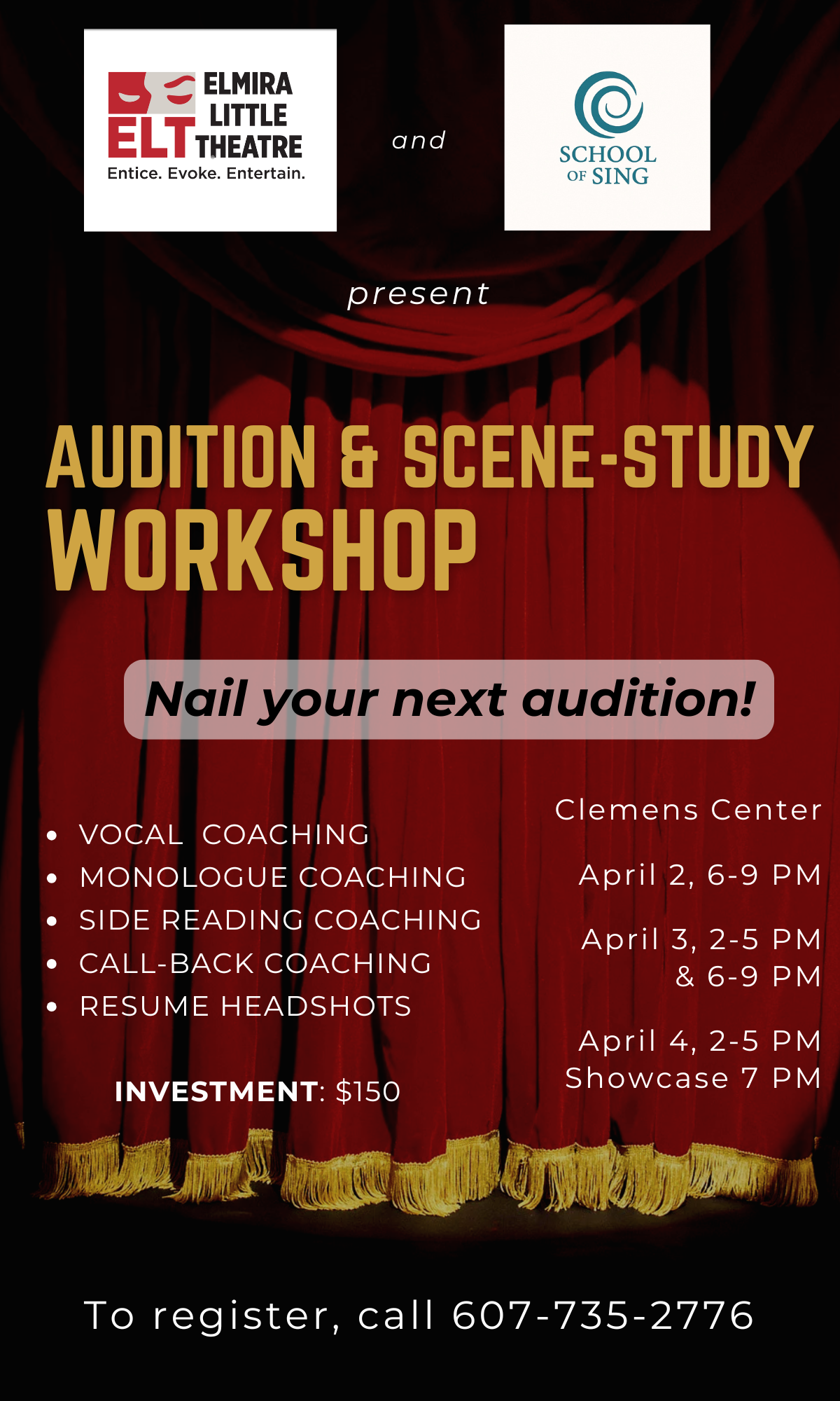 A row of microphones are lined up in a row on a black background.