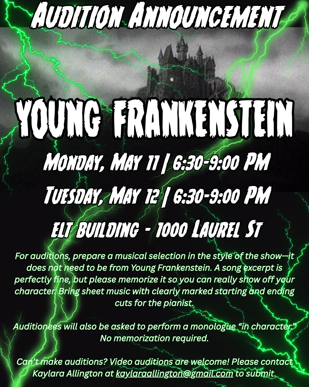 A blurred image of people sitting in an auditorium watching a presentation