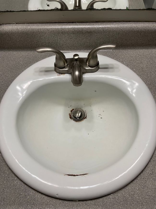 Deep Cleaning of Sink After