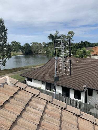 Commercial TV Antenna On Roof — T.N Locke Communications In Kirwan, QLD