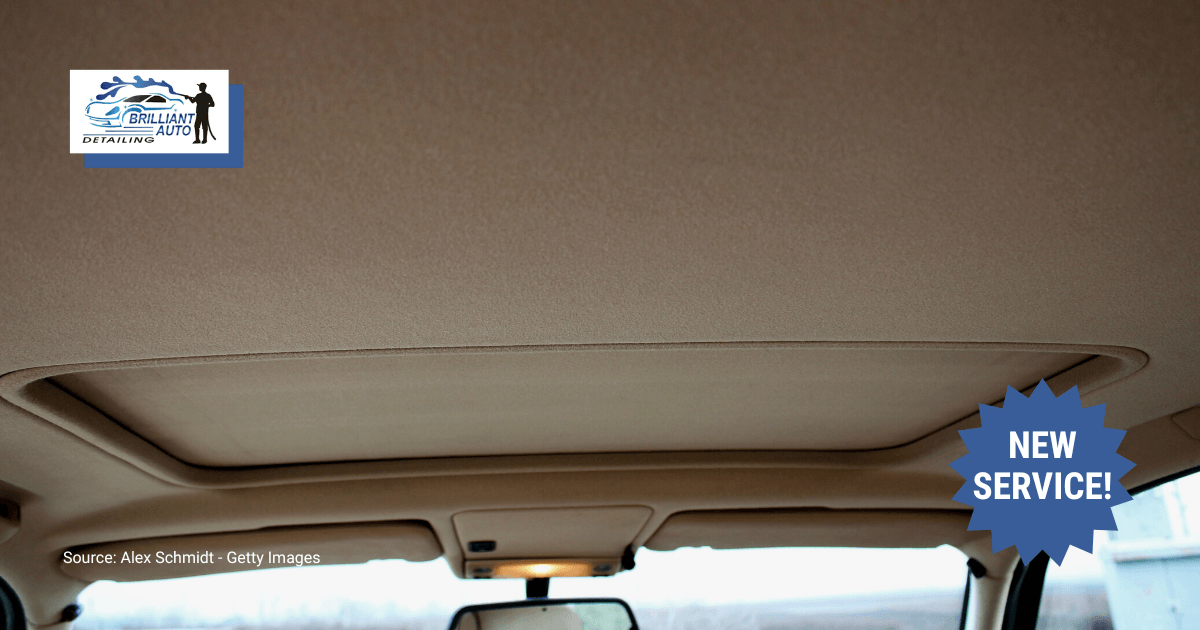 How to fix a sagging car roof liner