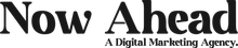 The logo for now ahead a digital marketing agency