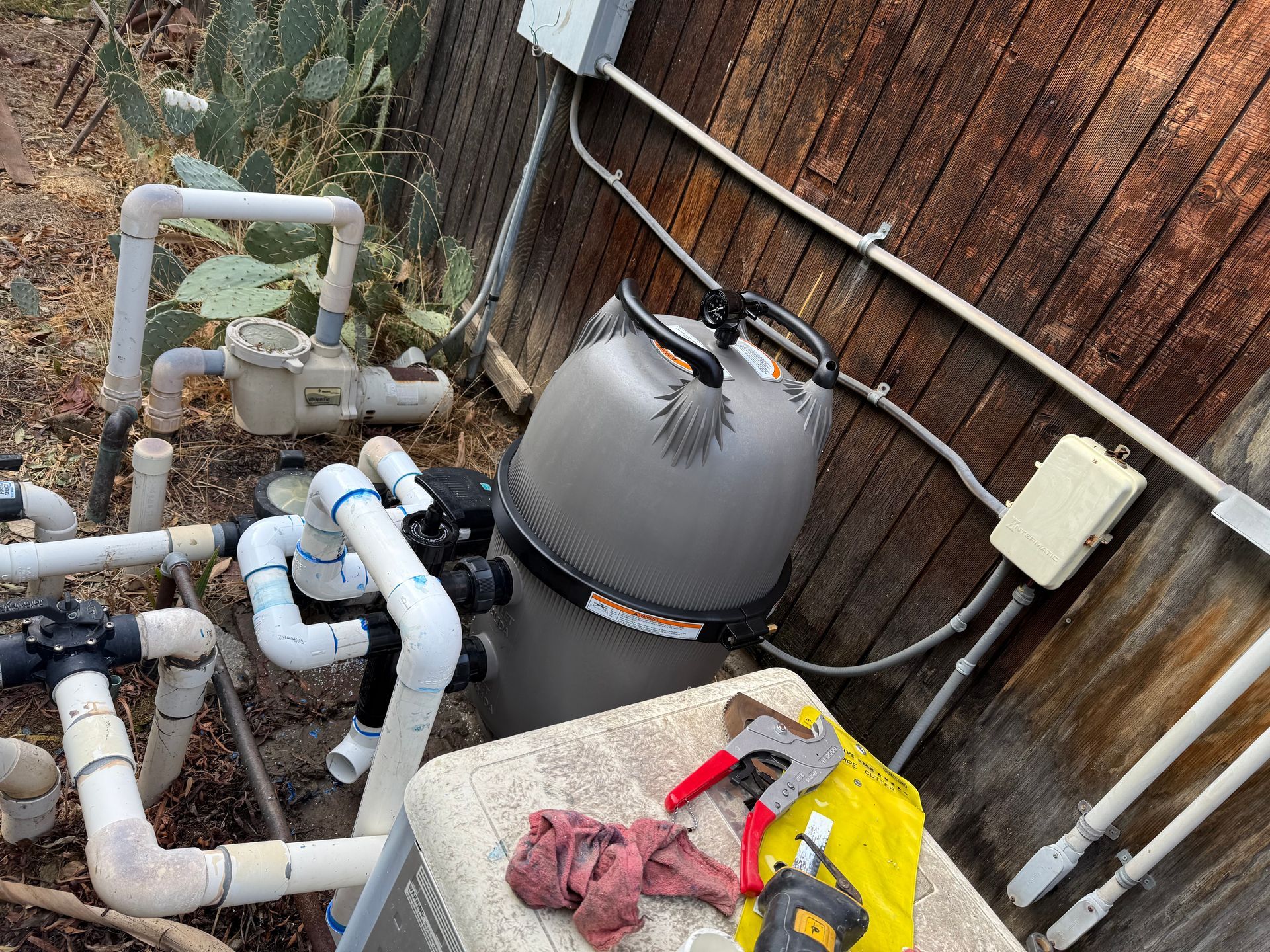 Filter Replacement, Leak Repair, New Equipment Installation, Backwash Valve Setup