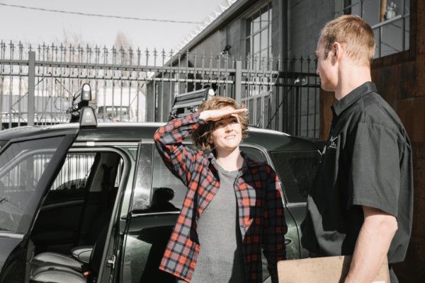 People talking | Baker Garage Volvo Specialists