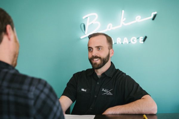 People talking | Baker Garage Volvo Specialists