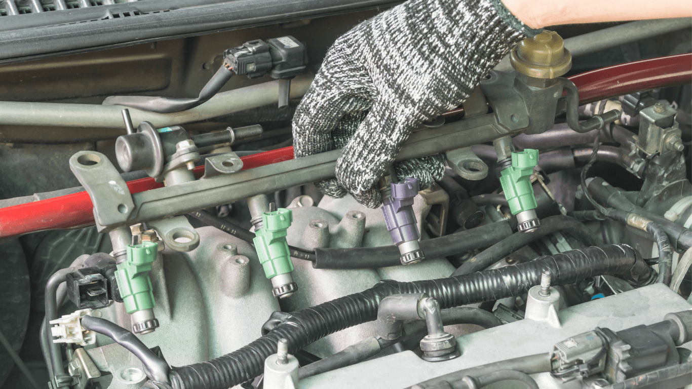 mobile mechanics fixing a car 