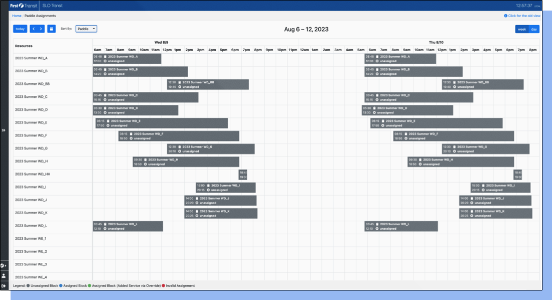 A computer screen shows a timeline of a project.