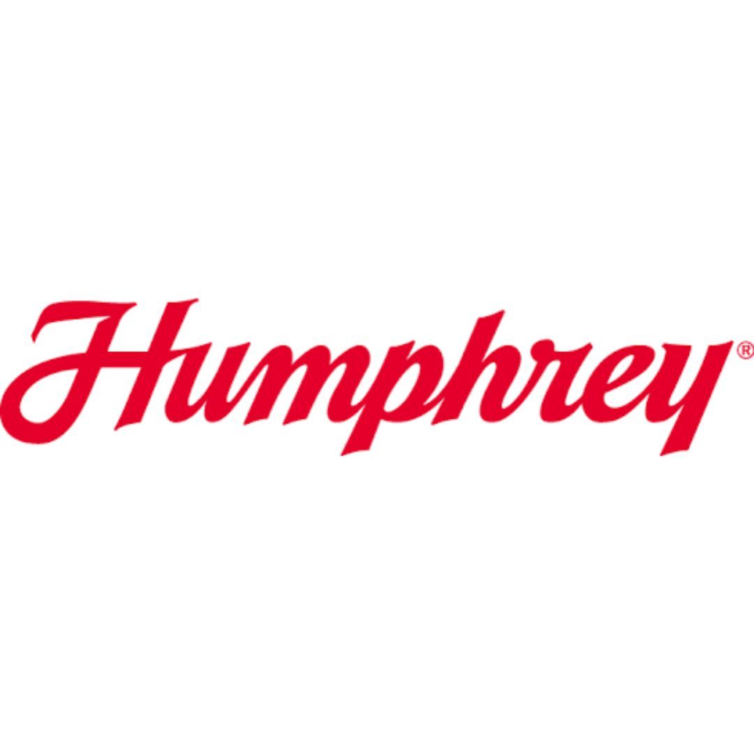 The humphrey logo is red on a white background.