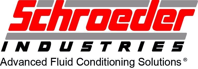 A logo for schroeder industries advanced fluid conditioning solutions