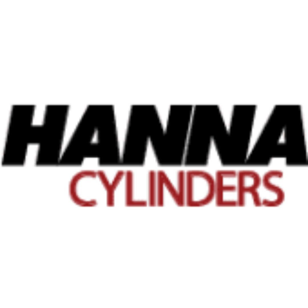 Hanna cylinders logo on a white background