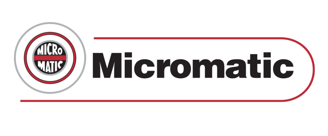 A logo for micromatic is shown on a white background.