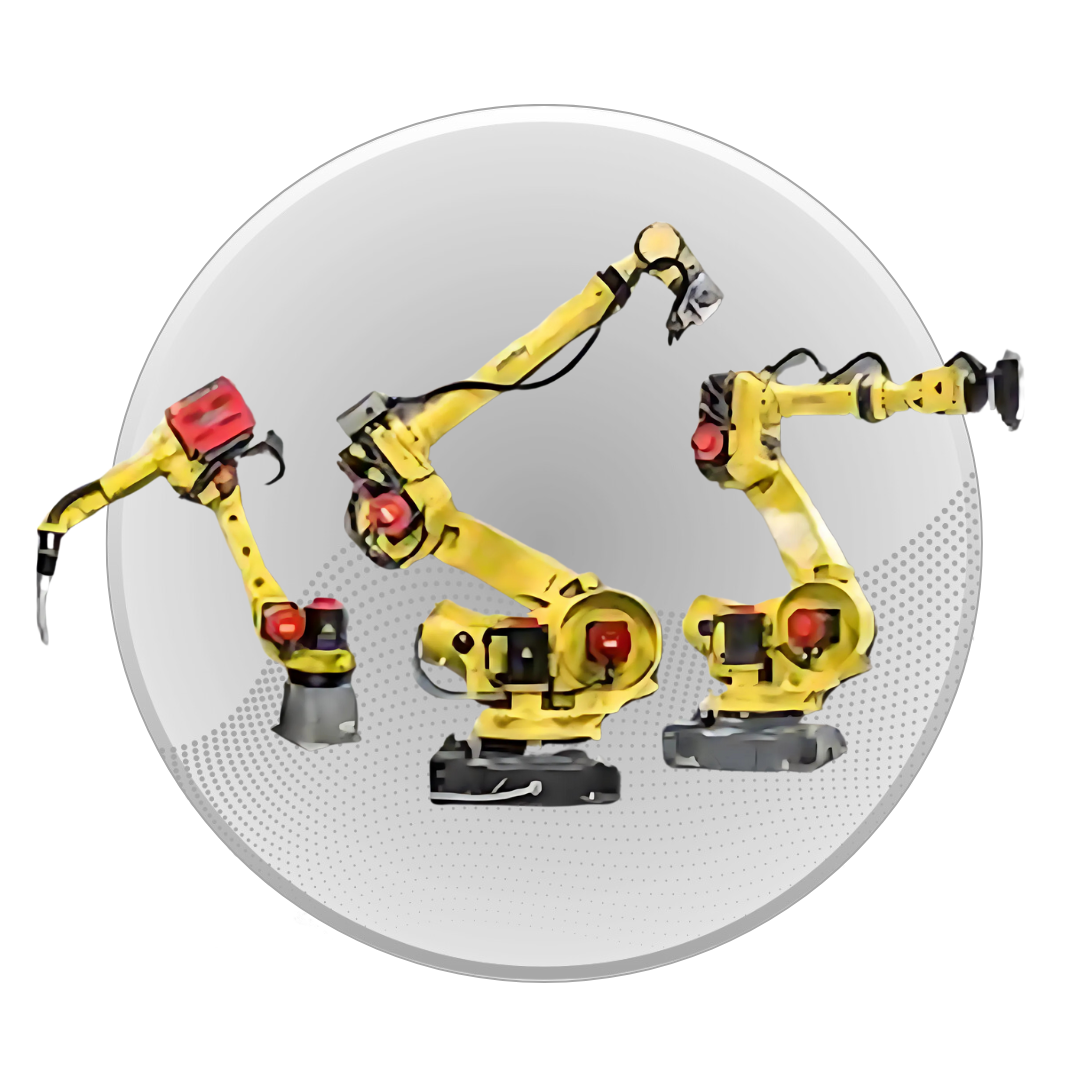 Automation machine in yellow.