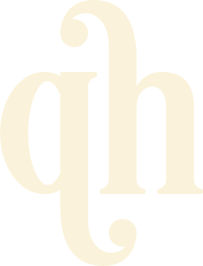 cream QH logo for Quality High Craft Cannabis Dispensary and Farm