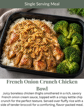 French Onion Crunch Chicken Bowl