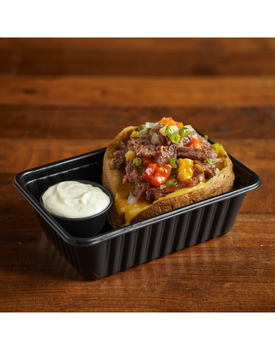 Philly Cheesesteak Stuffed Potato