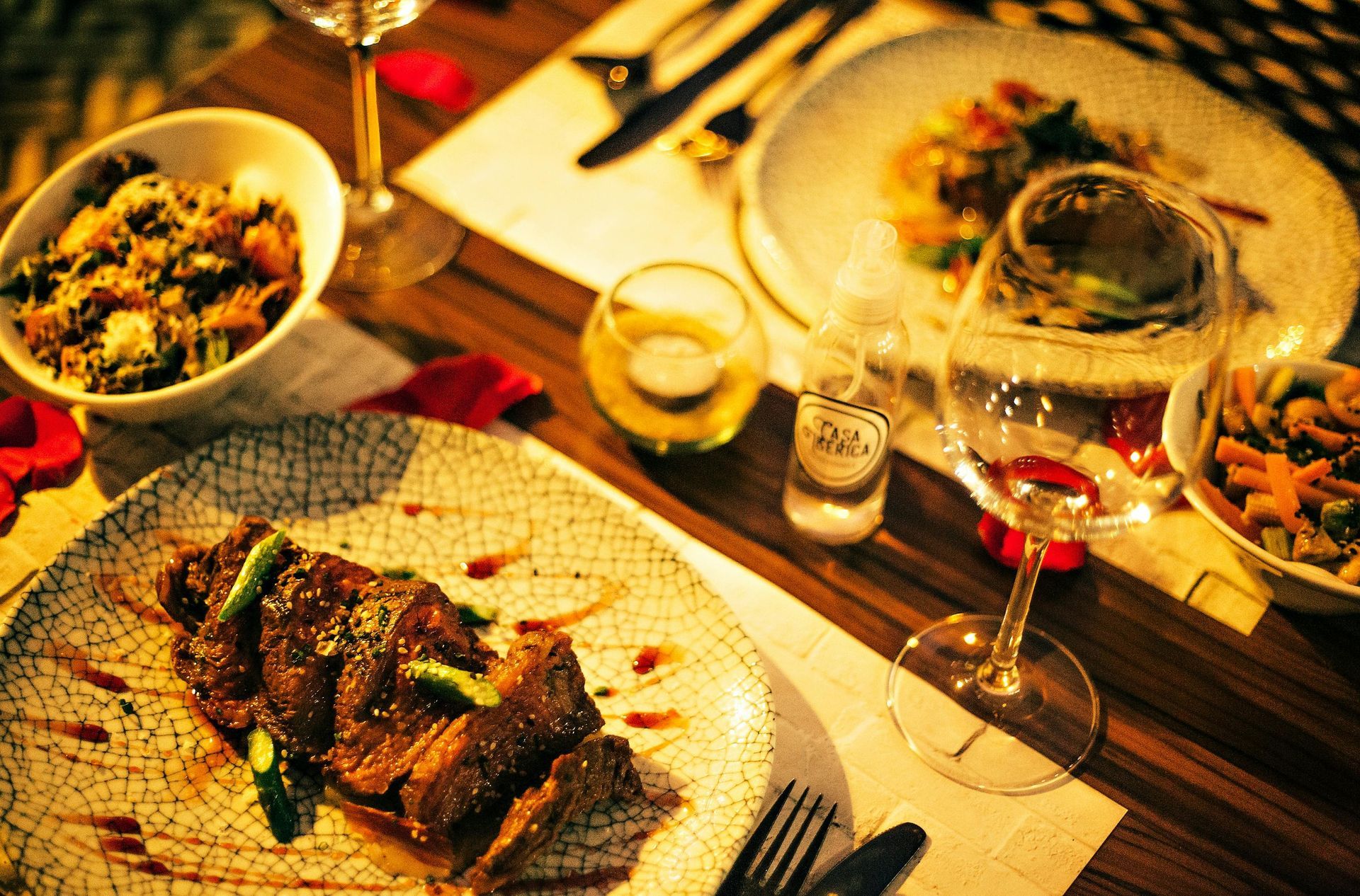 Gourmet catering appetizers and crostini prepared by a private chef in Monroe, GA