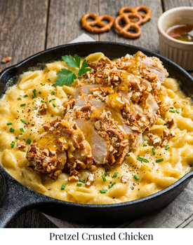 Pretzel Crusted Chicken