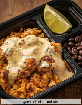 Queso Chicken and Rice