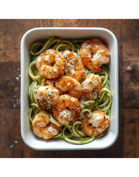 Shrimp & Zucchini  Alfredo