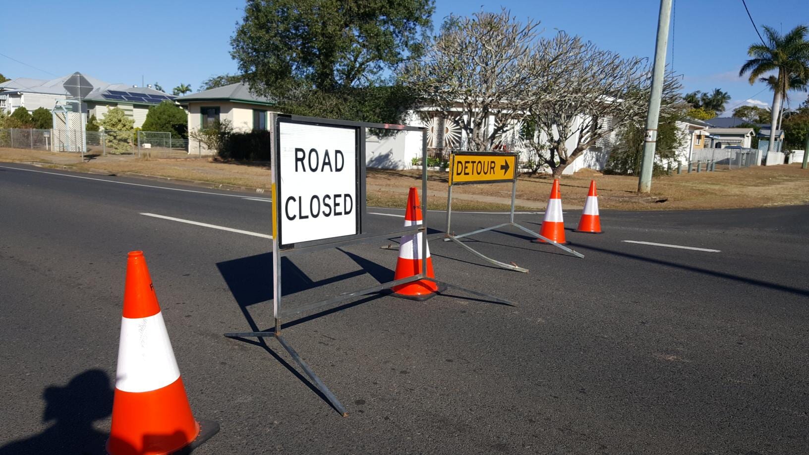 Two Stop Signs — Traffic Control Services in Bundaberg,QLD