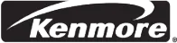 a black and white logo for kenmore appliances