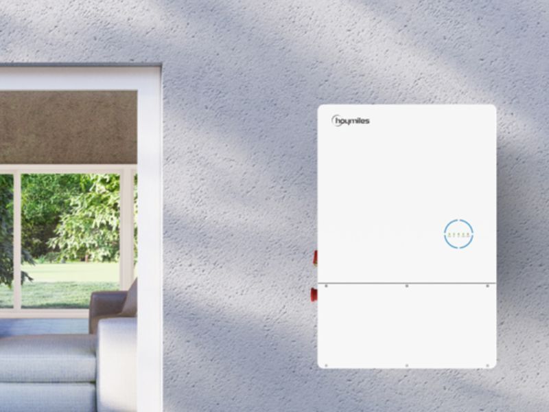 A white box on a wall next to a living room