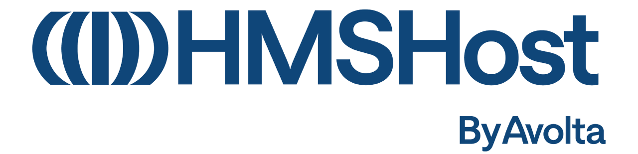 A logo for hmshost by avolta is shown