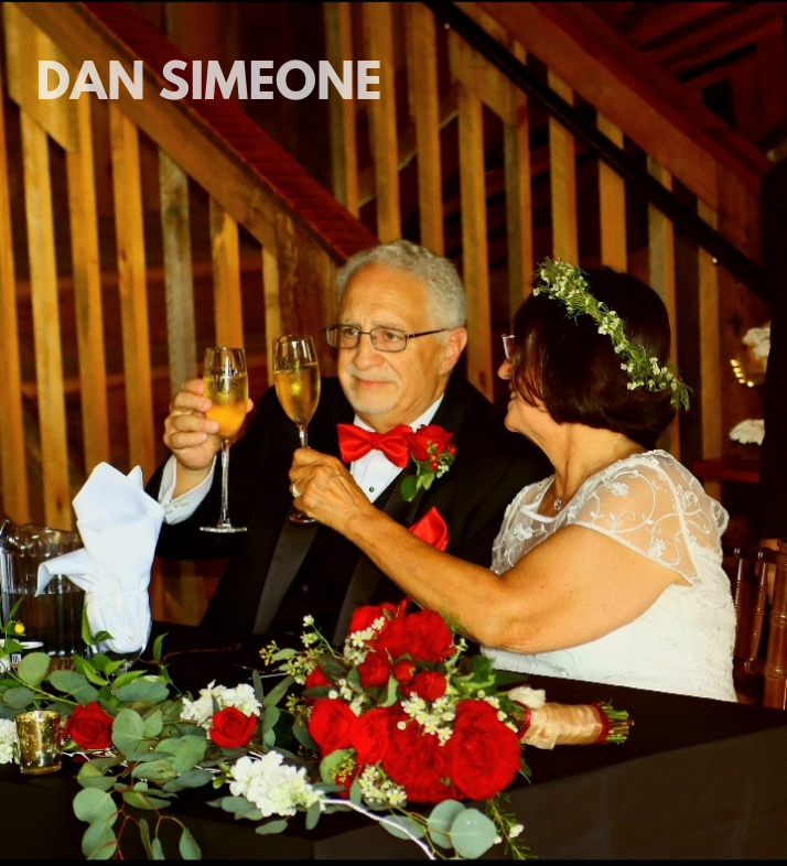 couple sharing a toast